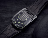 UR-103.10 BLACK PLATINUM HEXAGON LIMITED EDITION OF 10 PIECES ANGLE